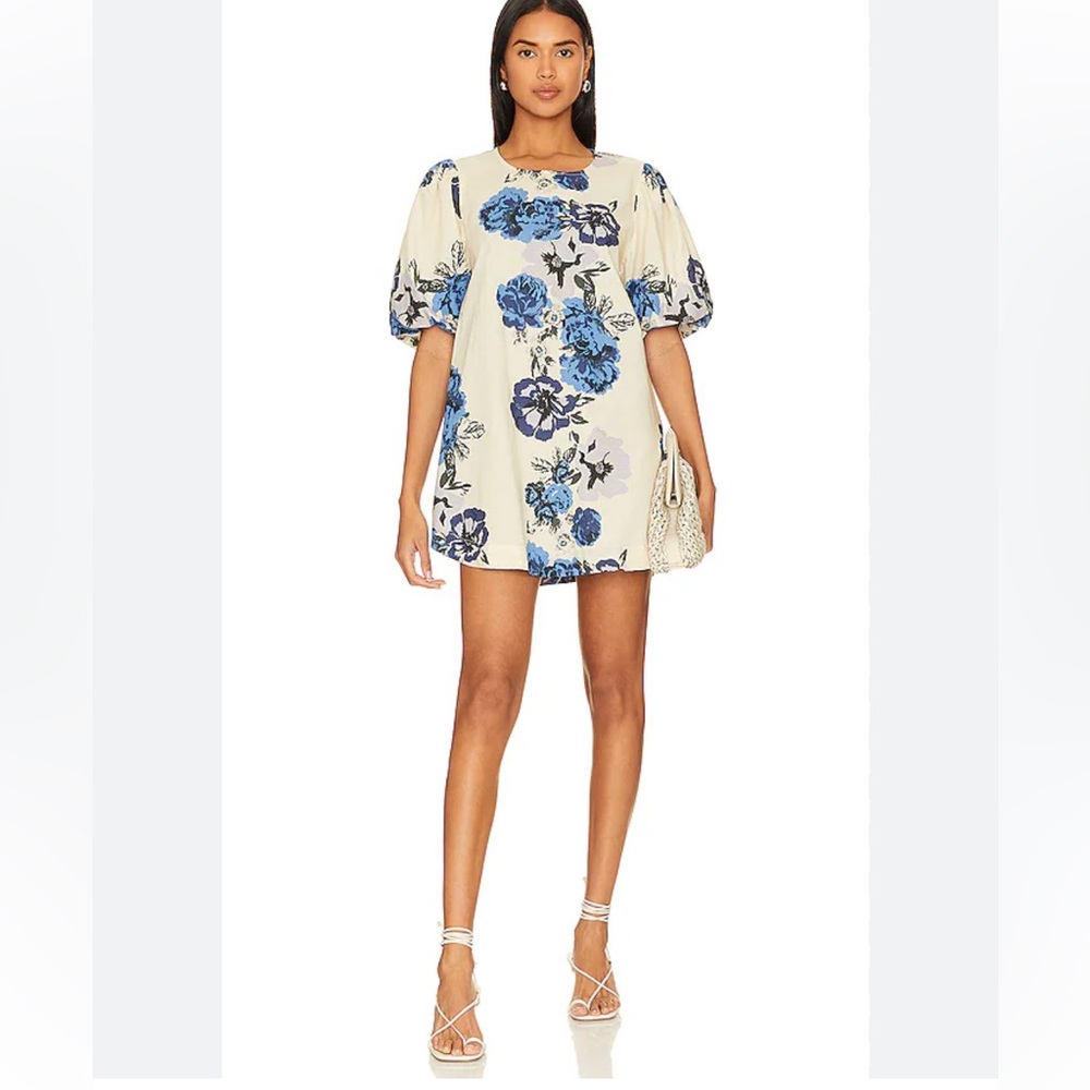 Free people floral mini dress